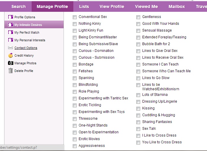 a list of sexual fantasies A list of sexual fantasies